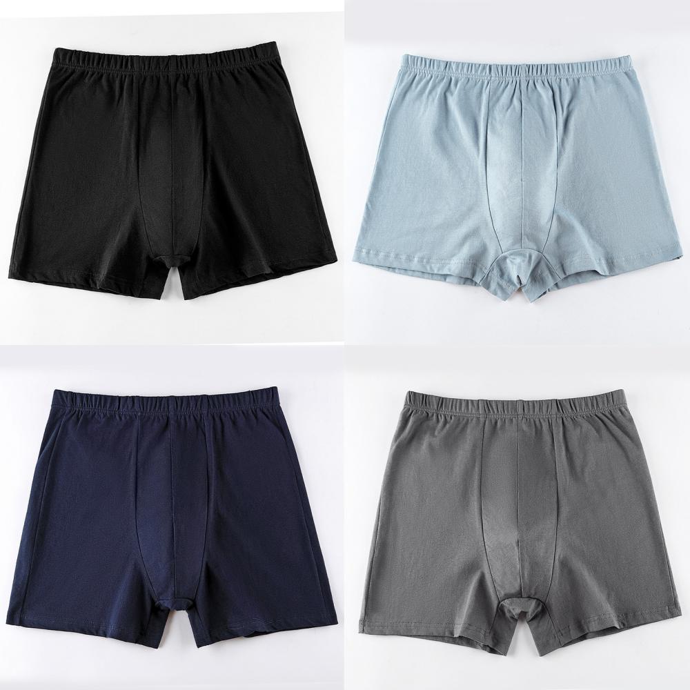Boxer Brief Pack Cotton - 4Pcs Cotton Men Panties Underpants Mens