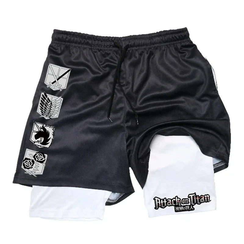 Compression Shorts Athletes - Anime Attack on Titan 2 in