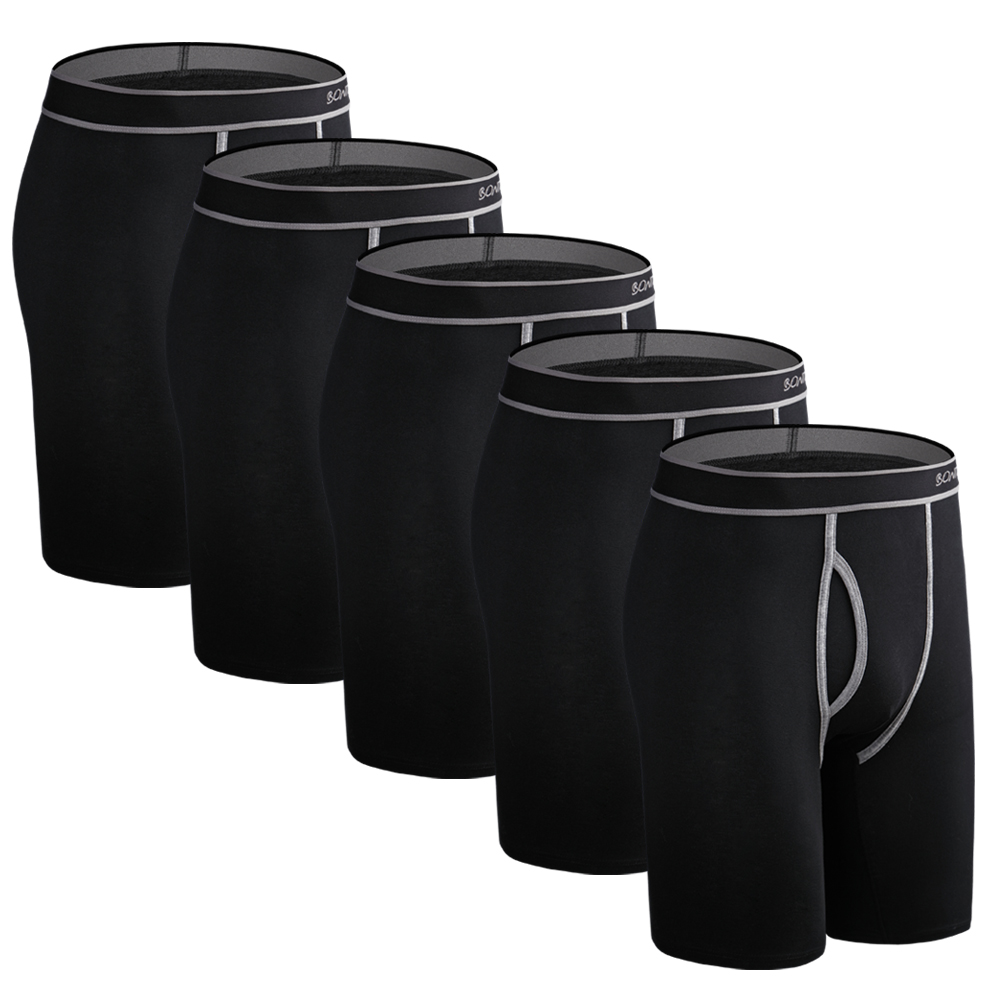 Boxer Shorts Modal - 5pcs Long Boxer Mens Boxer Shorts