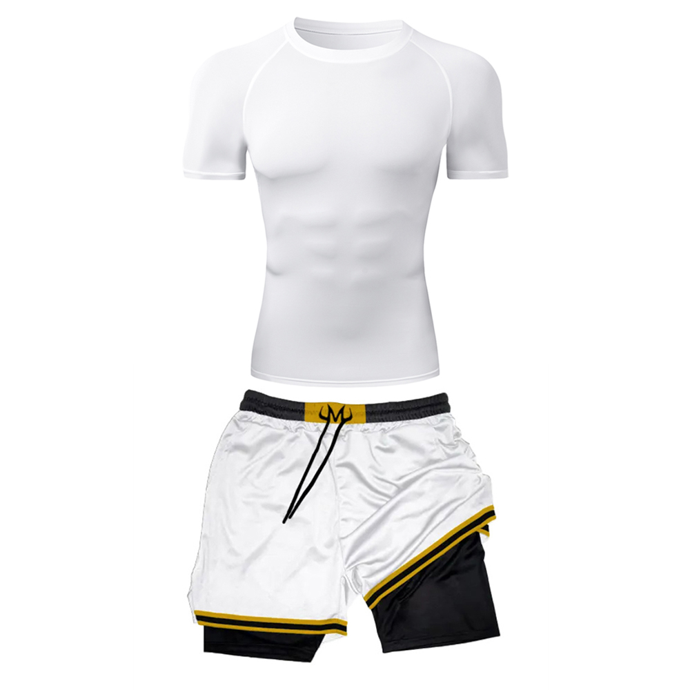 Men's Fitness Compression T-sh - Compression Shorts Athletes ulasan dan harga