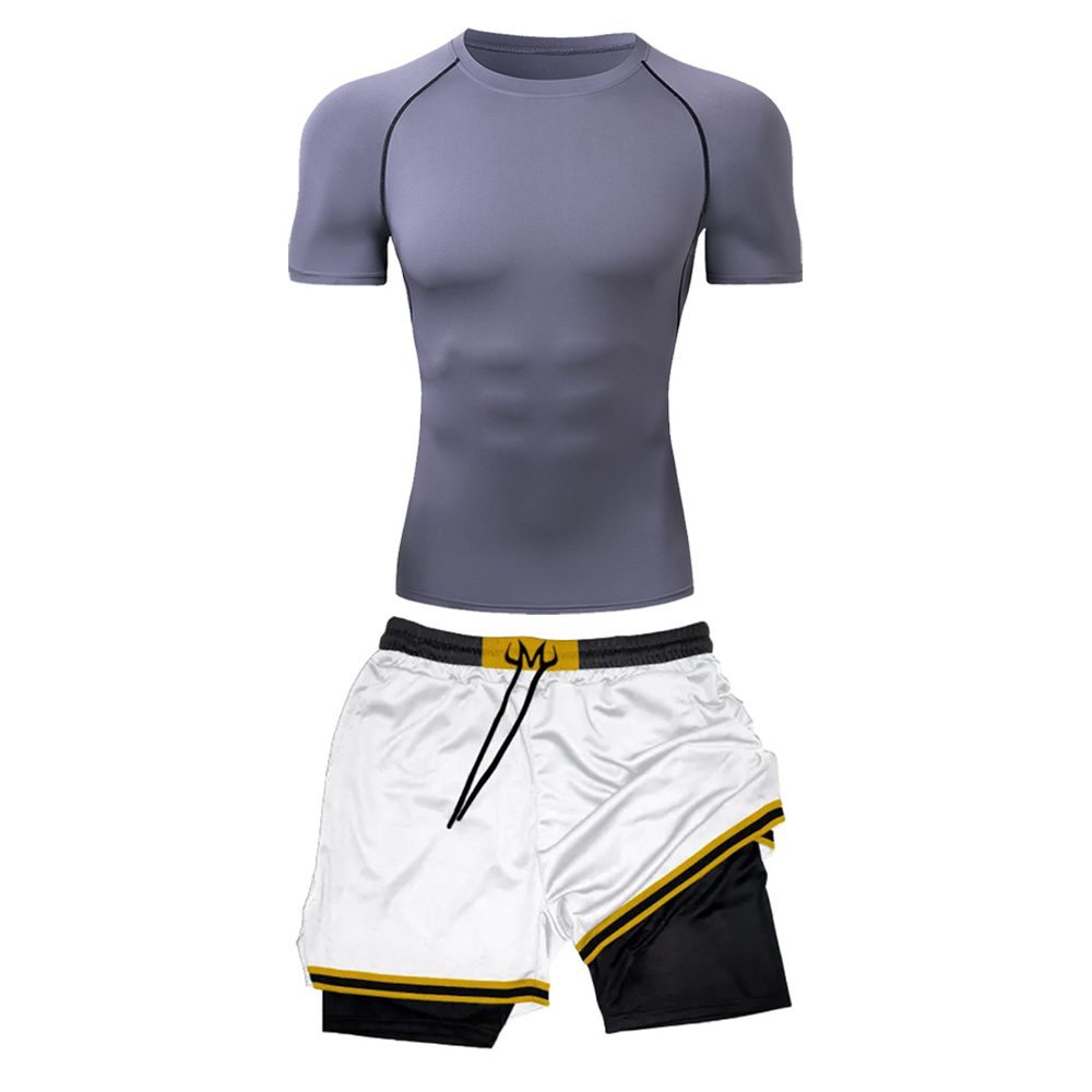 Men's Fitness Compression T-sh - Compression Shorts Athletes ulasan dan harga