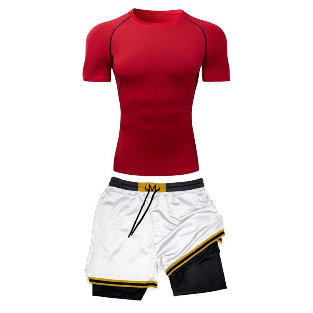 Men's Fitness Compression T-sh - Compression Shorts Athletes ulasan dan harga