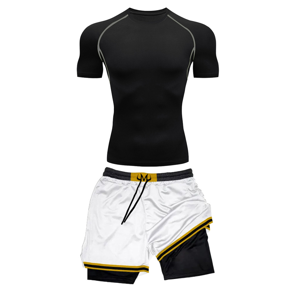 Men's Fitness Compression T-sh - Compression Shorts Athletes ulasan dan harga