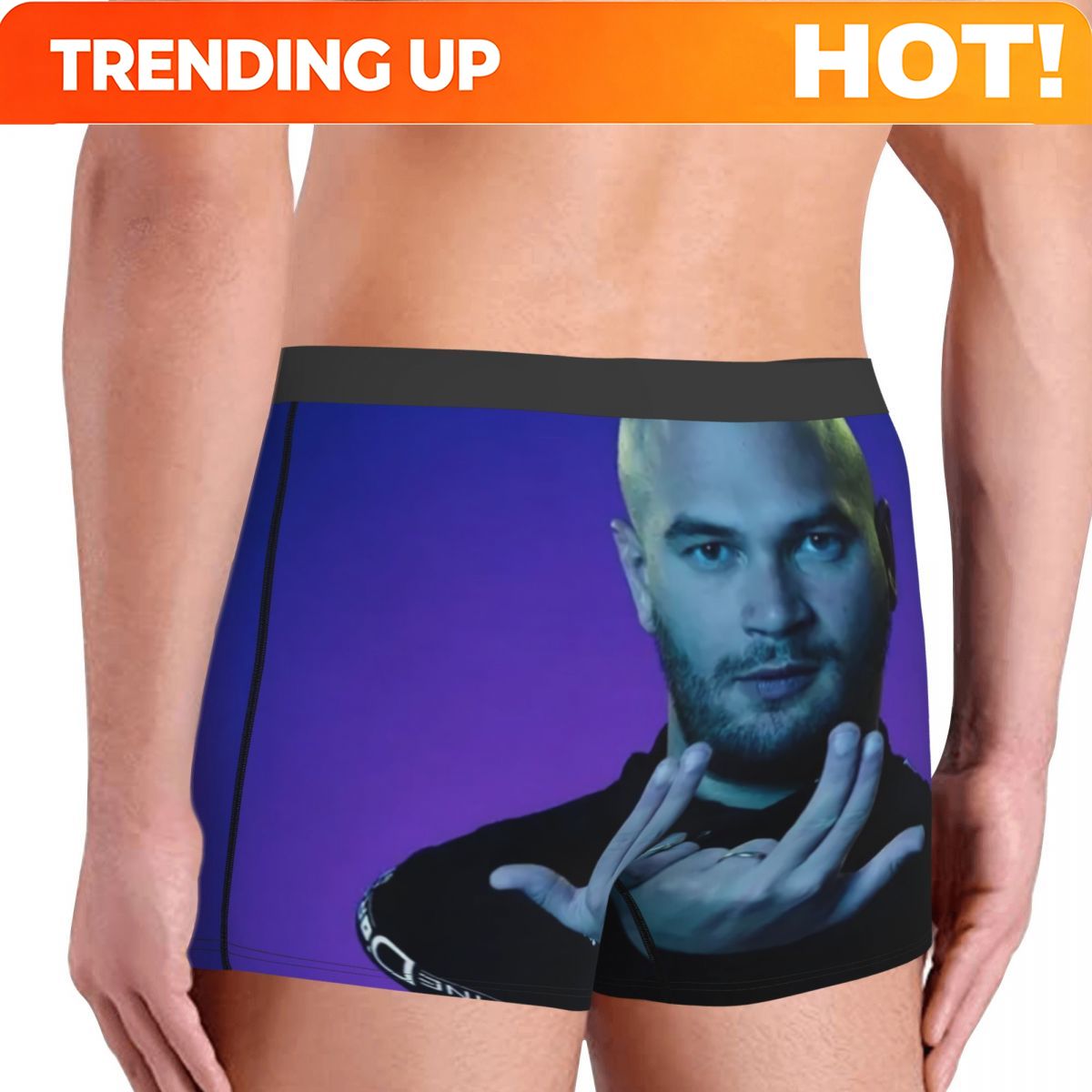 Custom Novelty French Rapper J - Boxer Shorts Modal ulasan dan harga