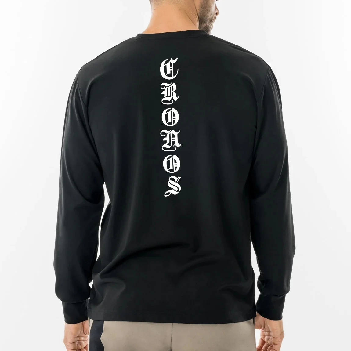 NEW Men's CRONOS Long Sleeve T - Undershirt Crew Neck ulasan dan harga