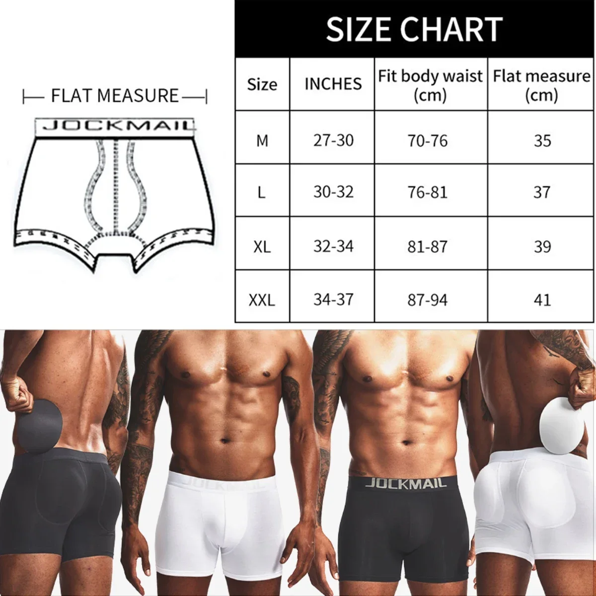 Men Comfortable Cotton Butt Li - Boxer Shorts Modal ulasan dan harga