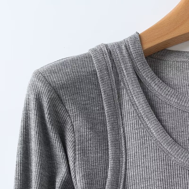 Dave&Di Long Sleeve Tshirts Wo - Tank Top Ribbed ulasan dan harga